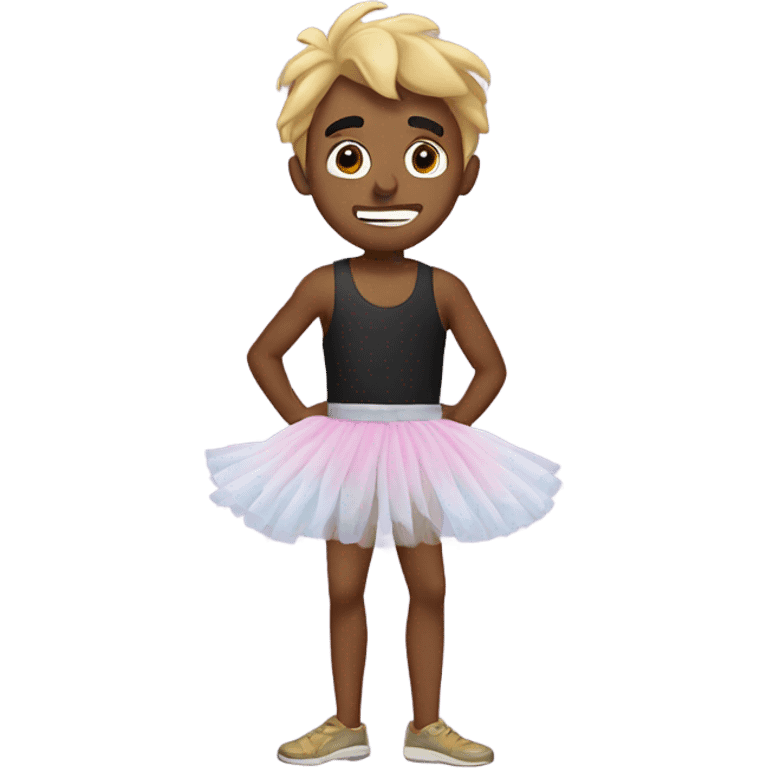  Trey wearing a tutu emoji