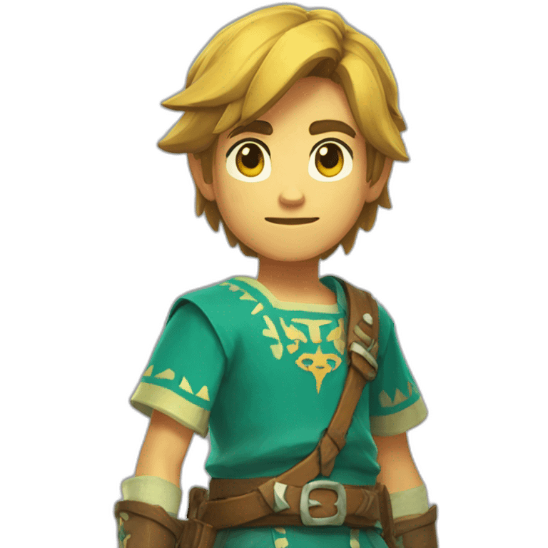 Jeune garçon de 7 ans en Zelda de BOTW emoji