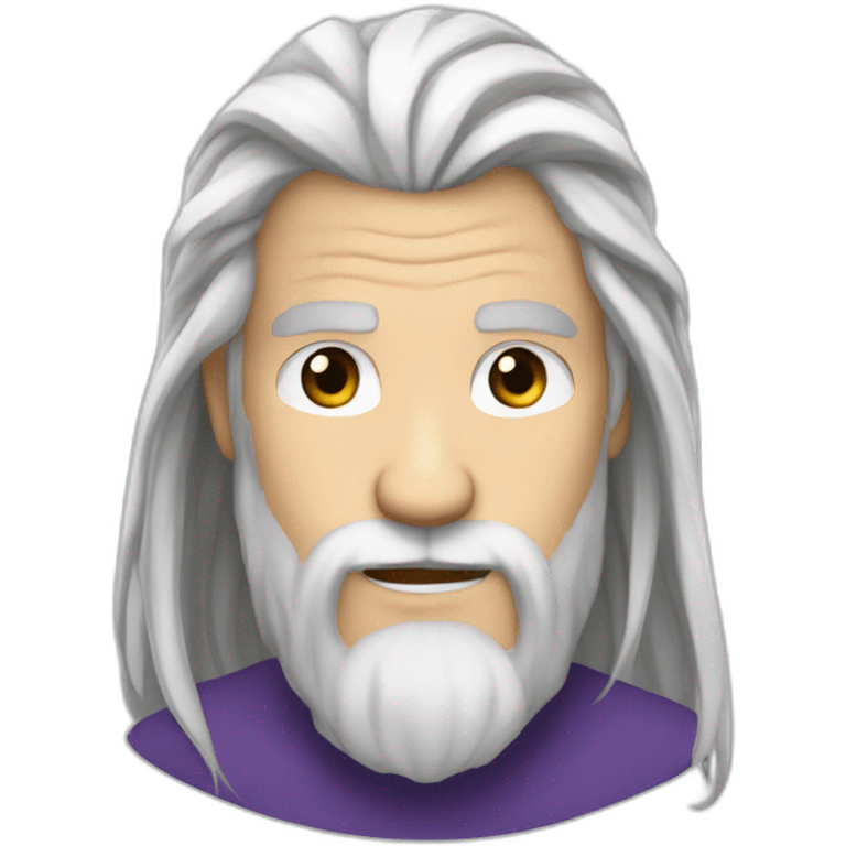 avatar roku long white hair and beard emoji