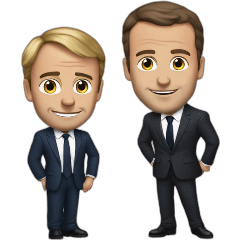 Macron parle à Eric emoji