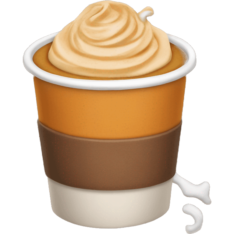 Pumpkin spice latte emoji