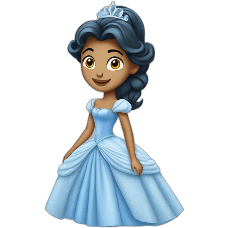 Cinderella-princess emoji