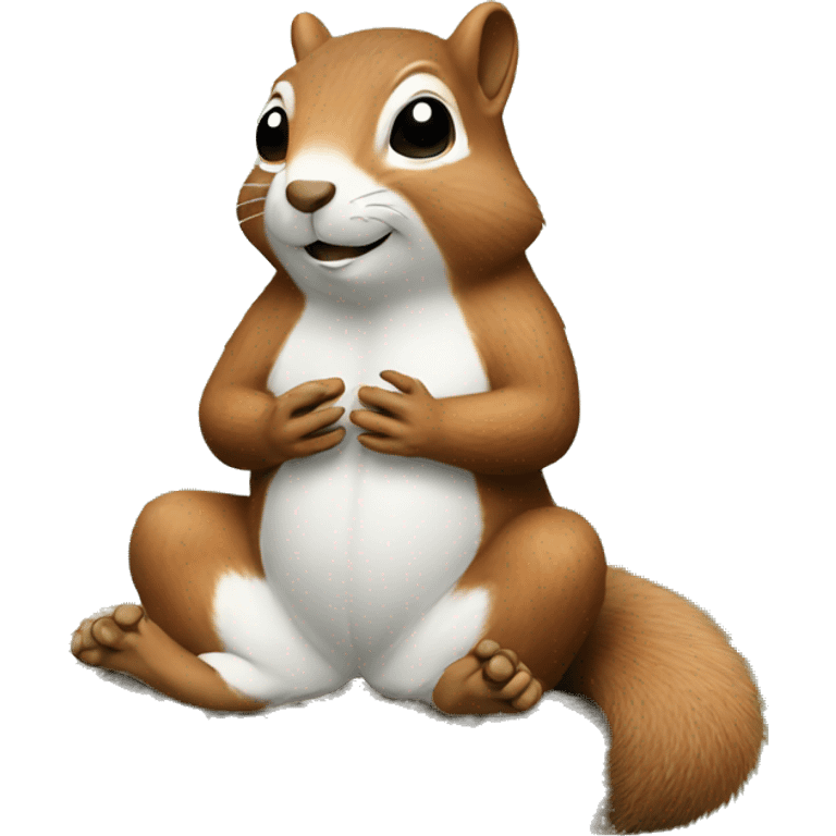 Meditating Squirrel emoji