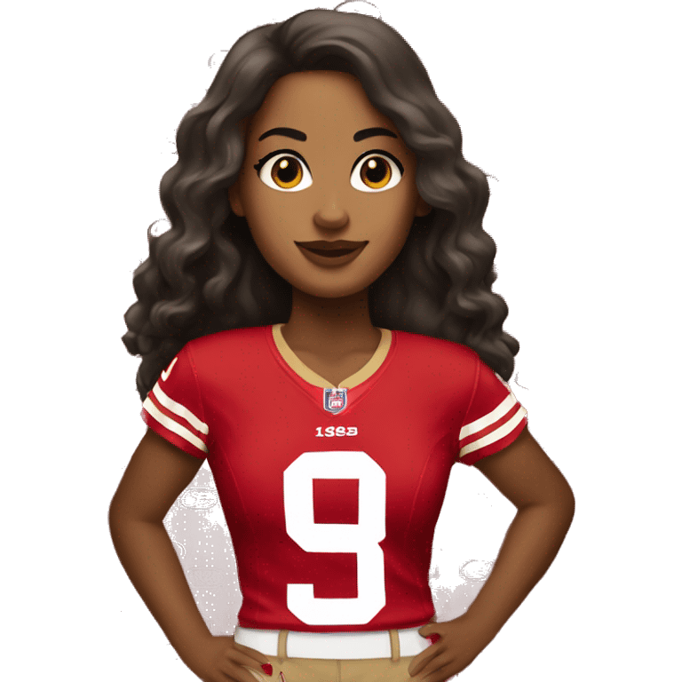 49ers girl emoji