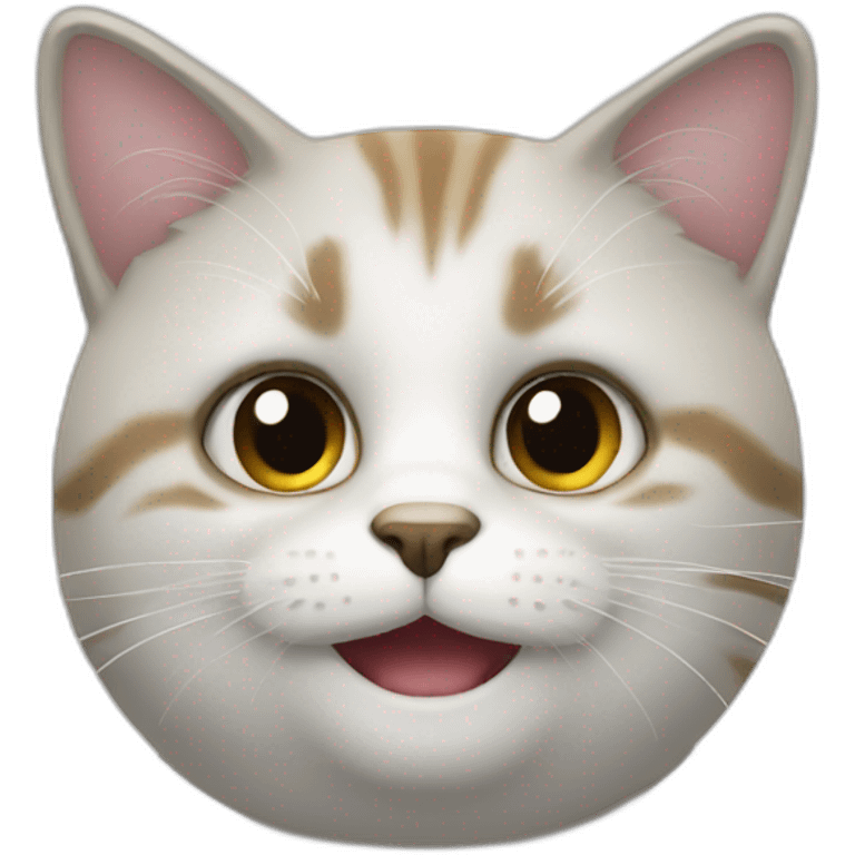 Un chat emoji