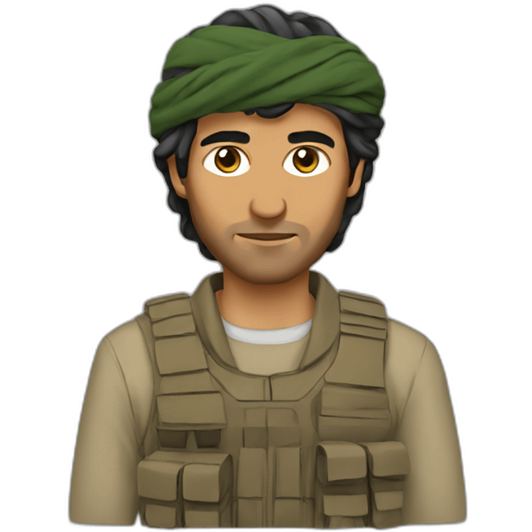 Afghan freedom fighter emoji