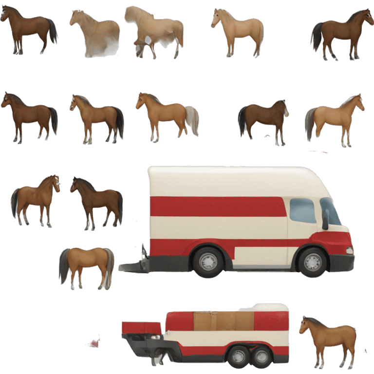 Horse transporter  emoji