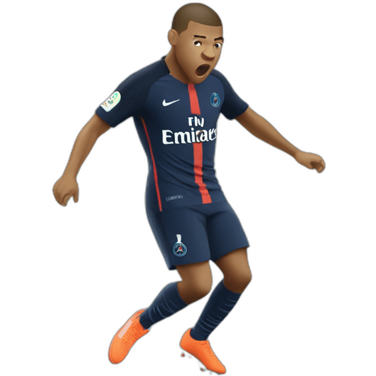 Mbappe qui dab emoji