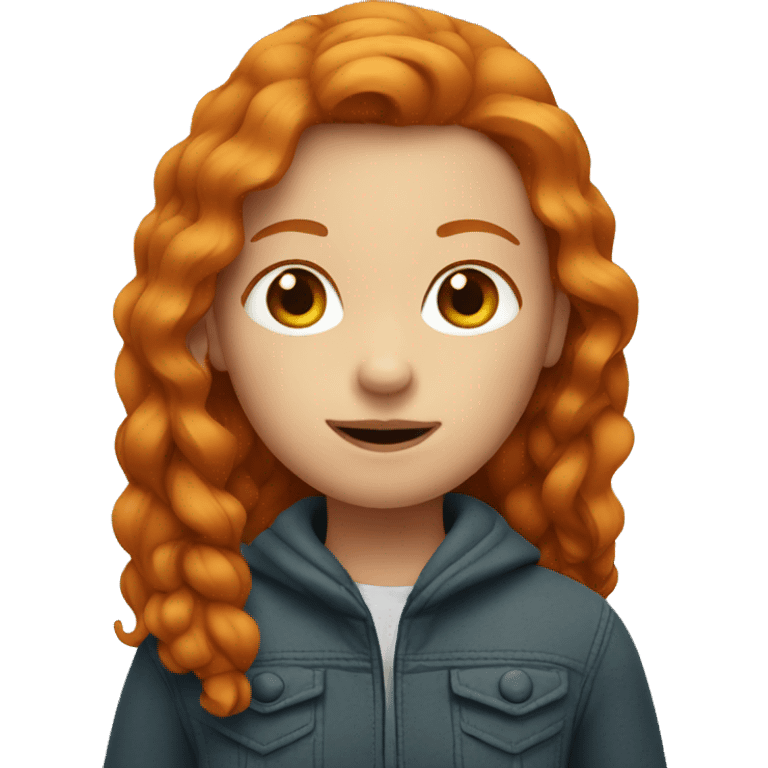 ginger girl emoji