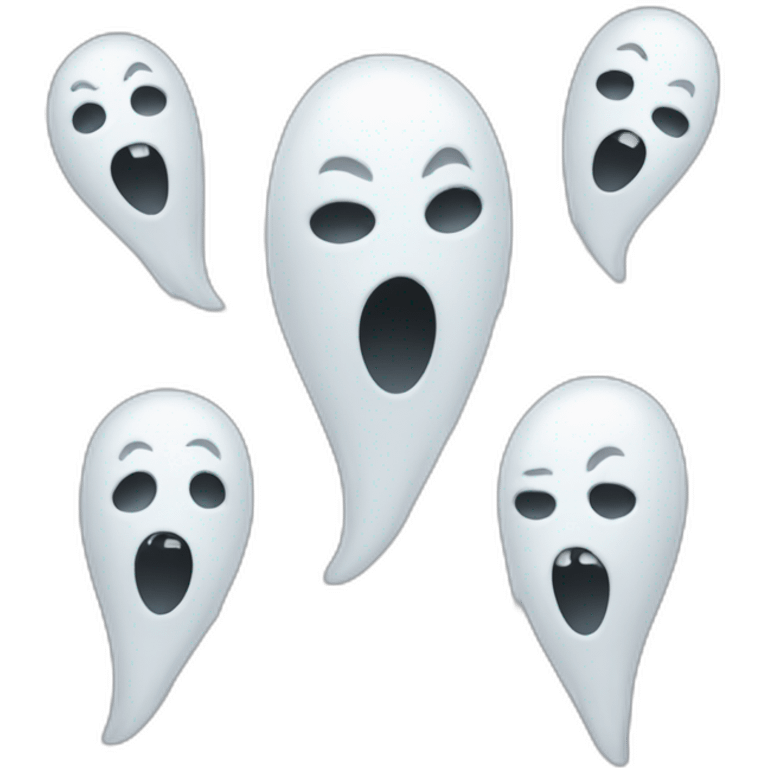 ghost faces emoji