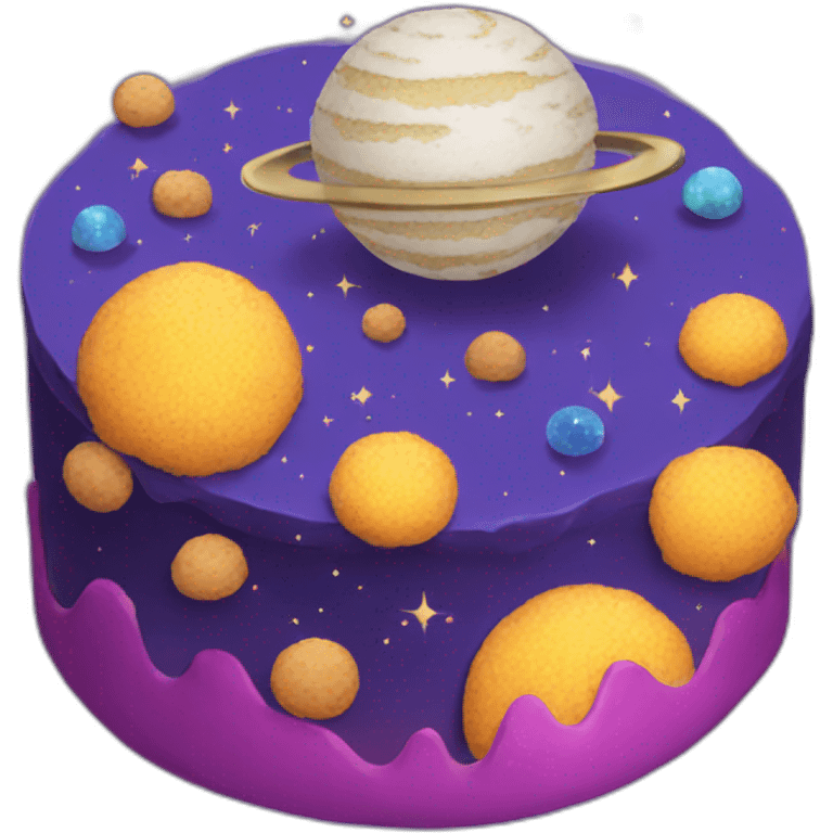 Space cake emoji