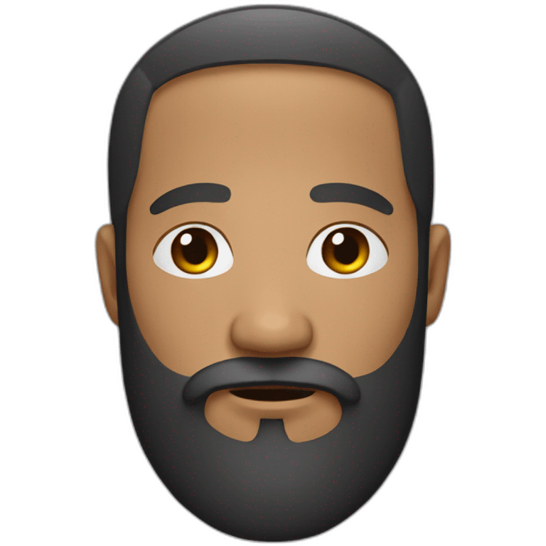 filipino-man-and-black-man - beard emoji