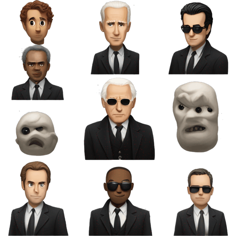 Crowley from Good Omens and Joe biden  emoji