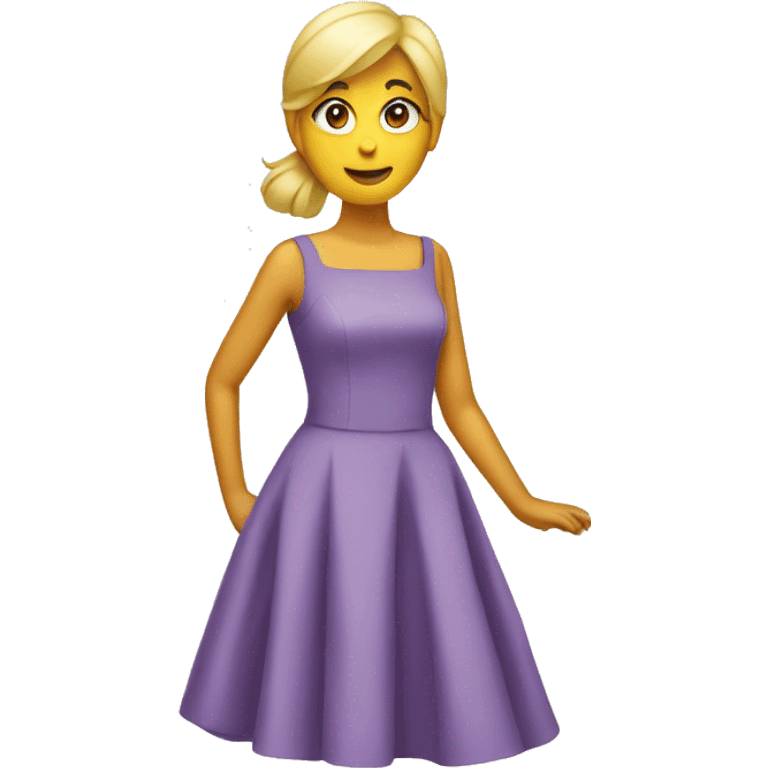 A DRESS WITH THE LETTER S ON THE FRONT emoji