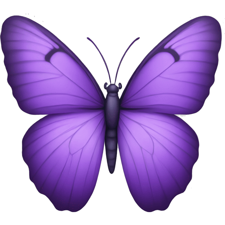 Purple butterfly emoji