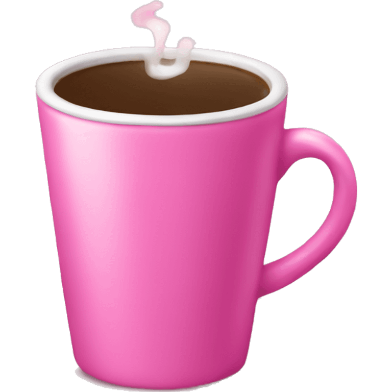 coffe in pink emoji