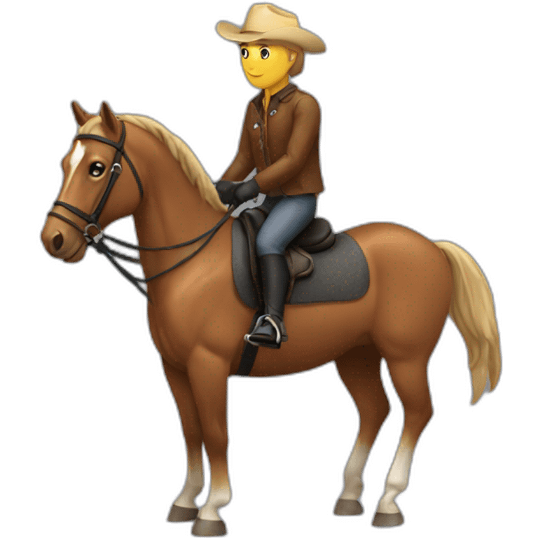 Horse rider emoji