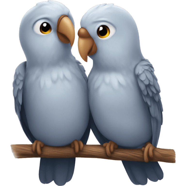 love birds emoji