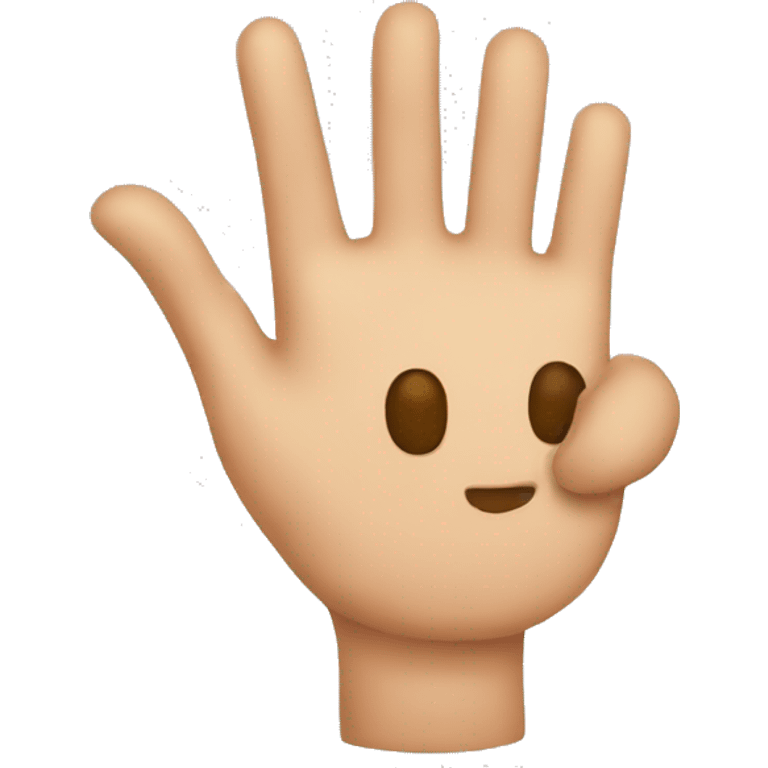 finger and tumb emoji