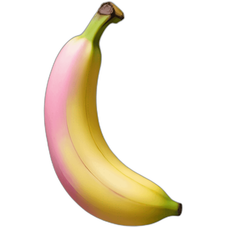 Pink banana emoji