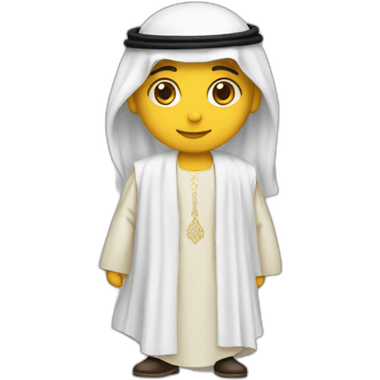 Saudi formal dress emoji