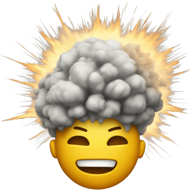 Head with explosion emoji