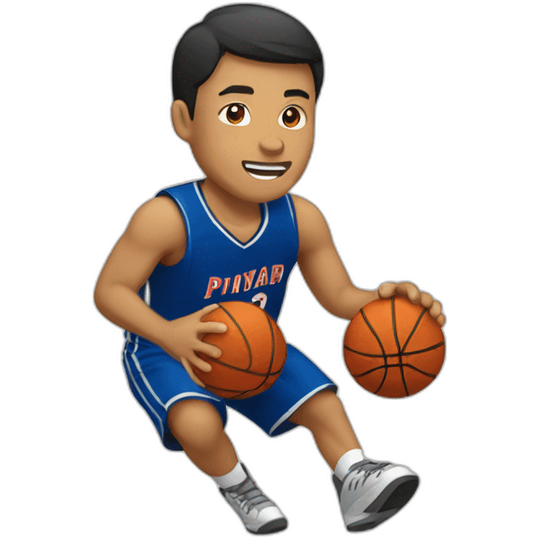 pinoy playing basketball emoji