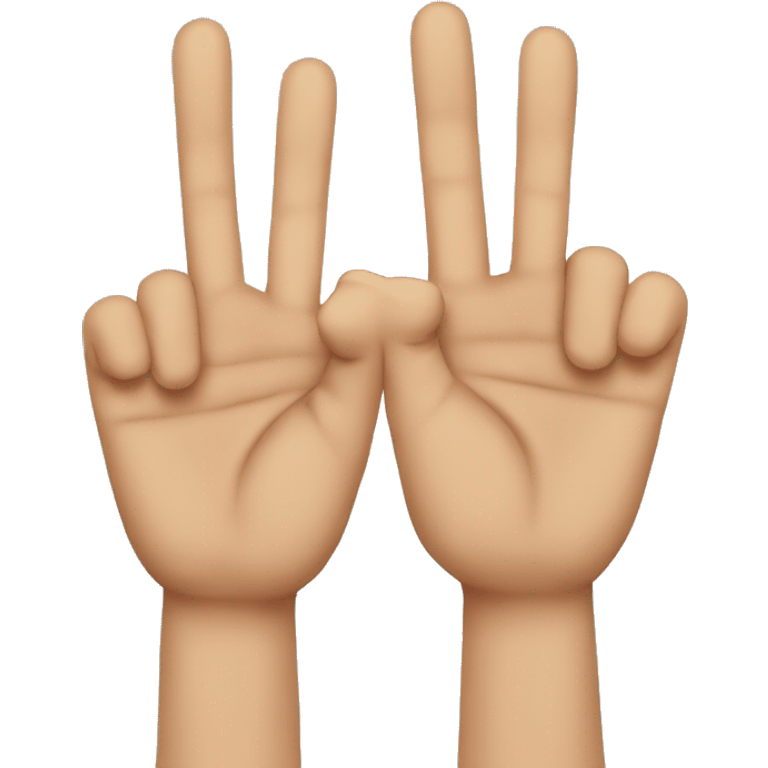 two last fingers emoji