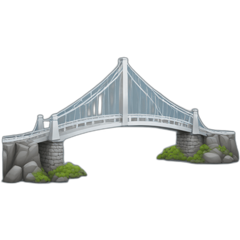 Silver bridge emoji