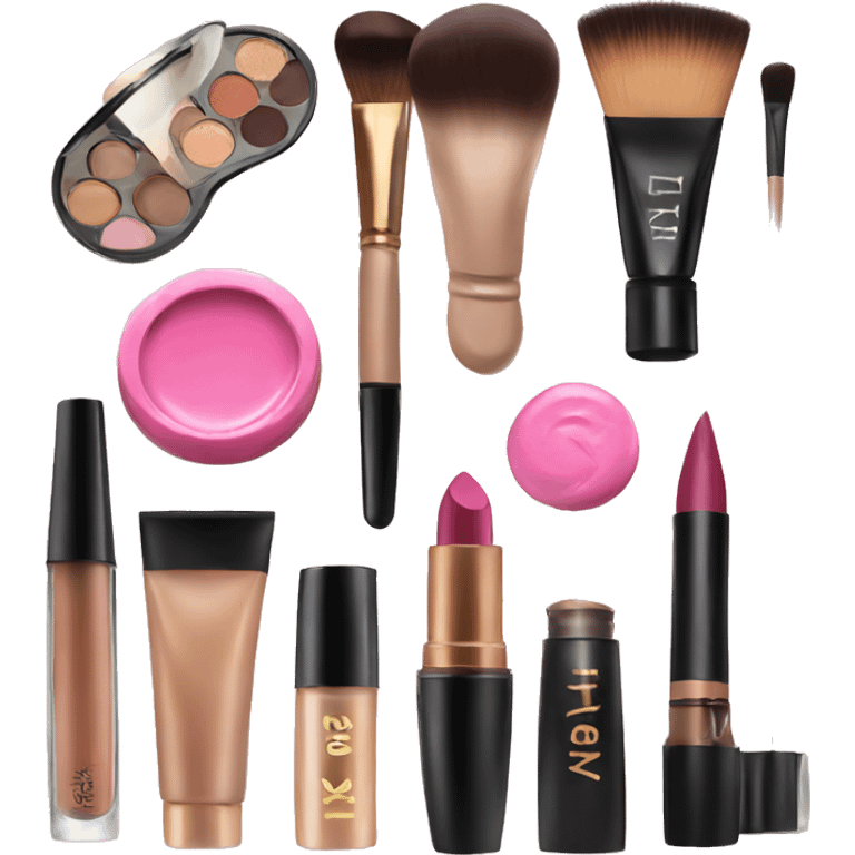 High end makeup products  emoji