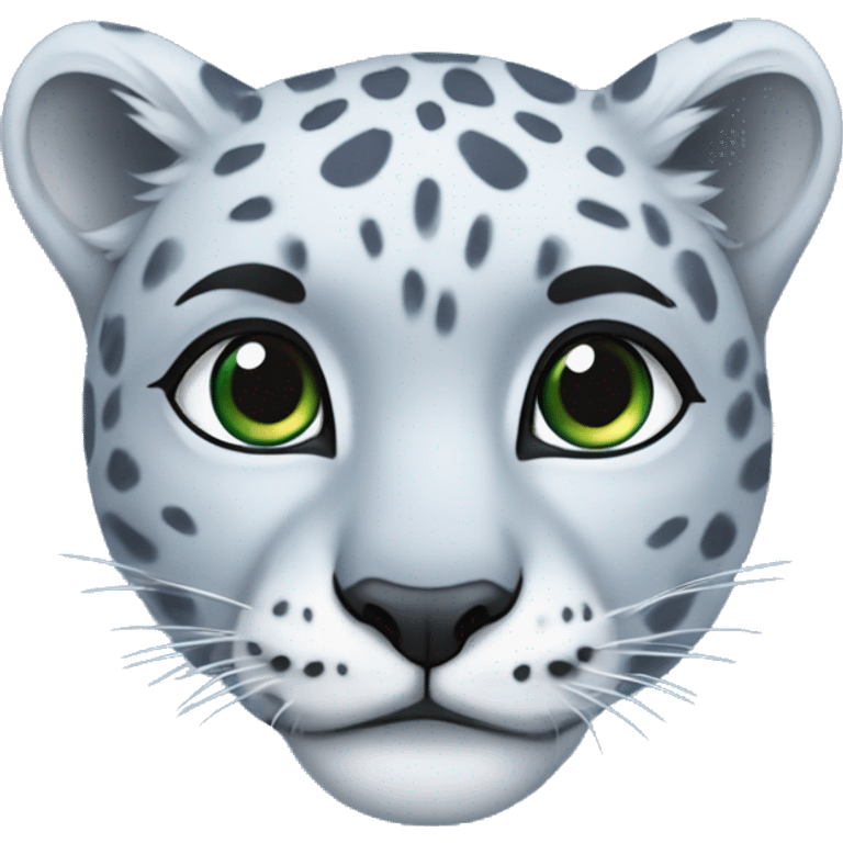 a snow leopard in a blue T-shirt with “ITMO” written on it. emoji