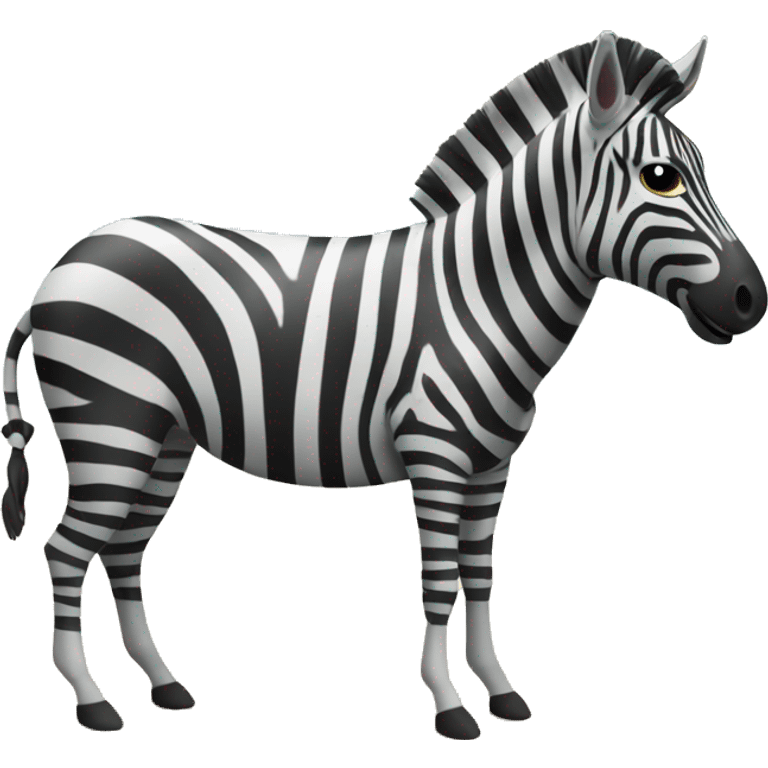 Zebra at the beach  emoji