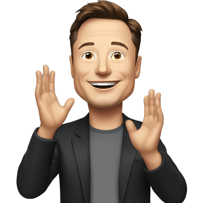 elon musk clapping emoji