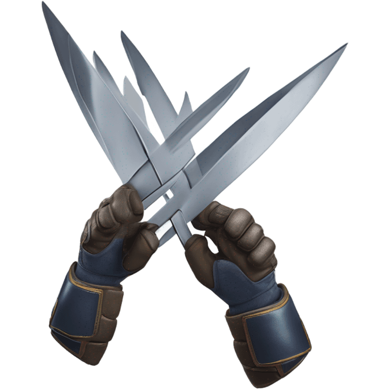 wolverine claw blades  emoji