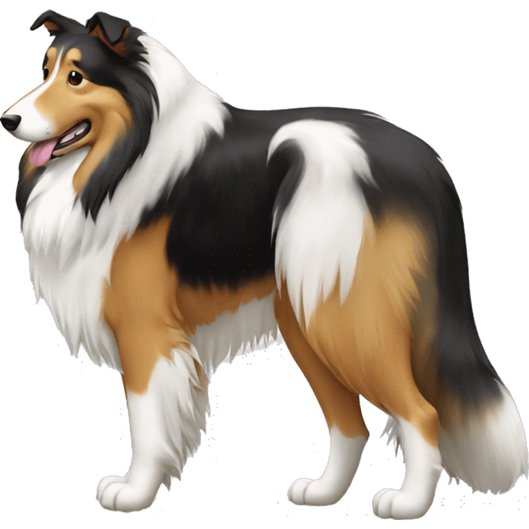 Rough collie emoji