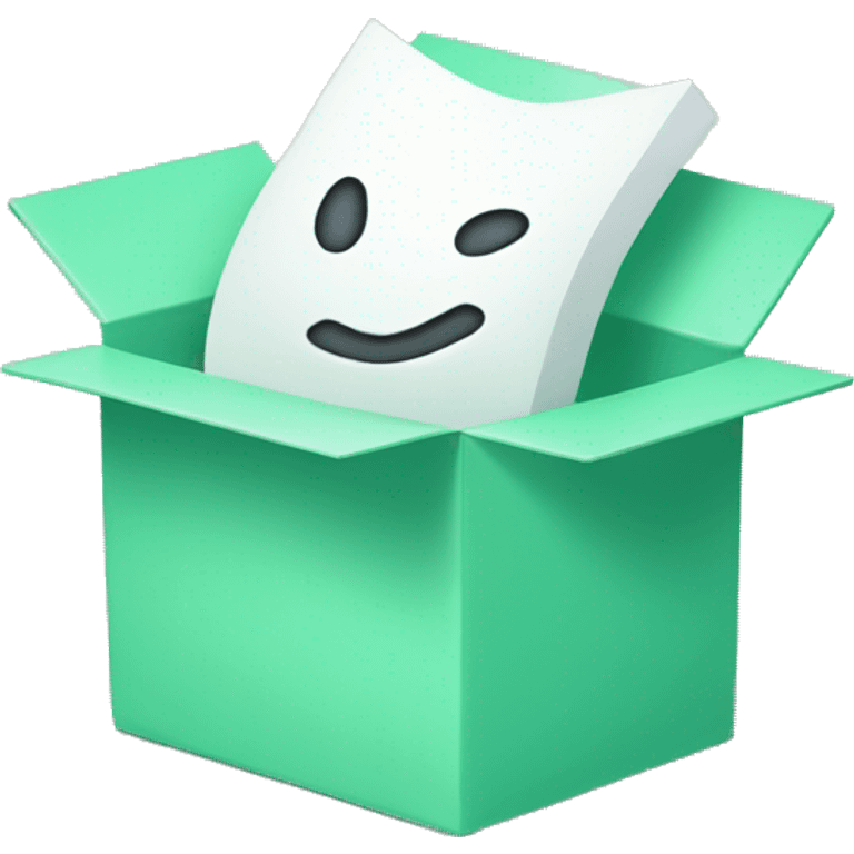 White check mark in a mint green box emoji