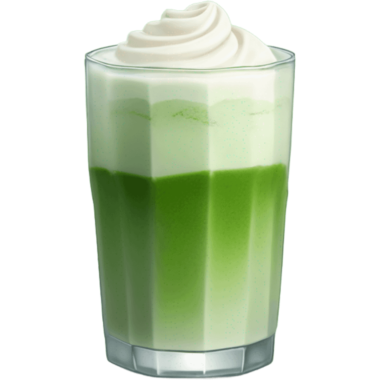 Ice matcha emoji