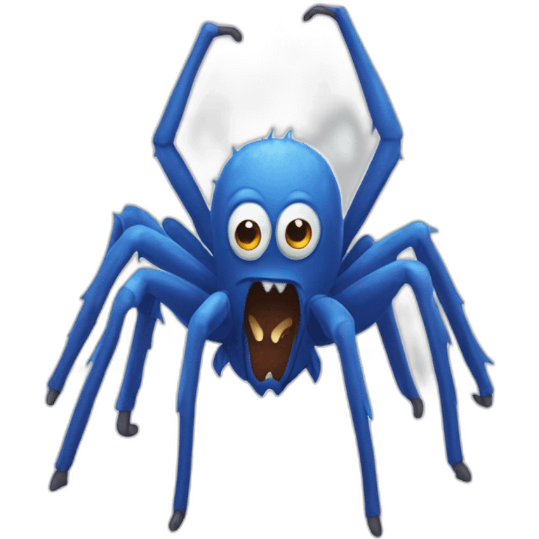 blue monster spidetr emoji