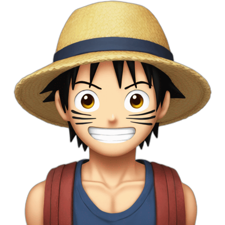 Luffy avec naruto emoji