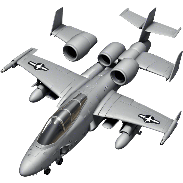 Warthog Jet (A-10 Thunderbolt II) - Fairchild Republic (Model Year: 2022) (Iconic colour: Desert camo) emoji