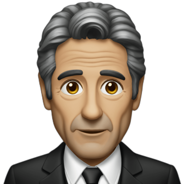 al pacino wearing suit emoji