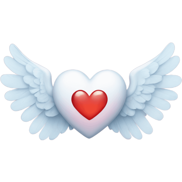 heart with angel wings emoji