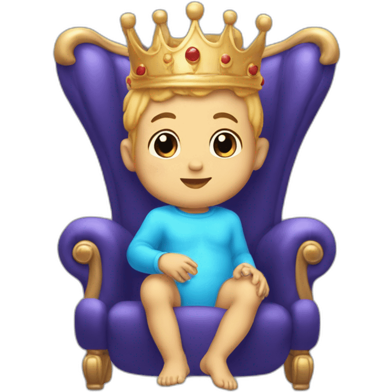 Hd baby bubbles buy now signs peanut butter jellyfish cute sitting on throne with crown emoji