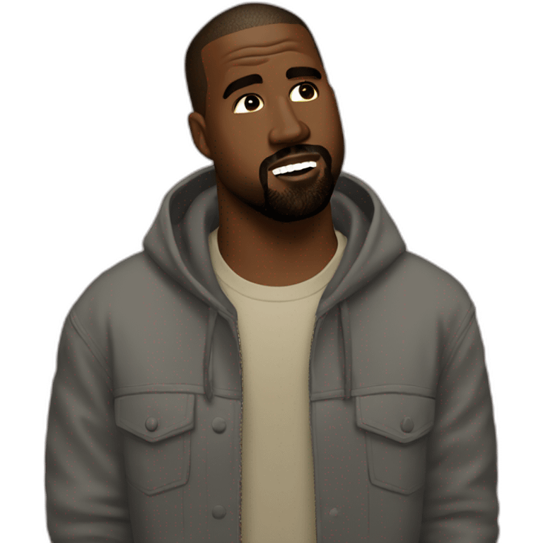 Kanye West saying it's goona be okay emoji