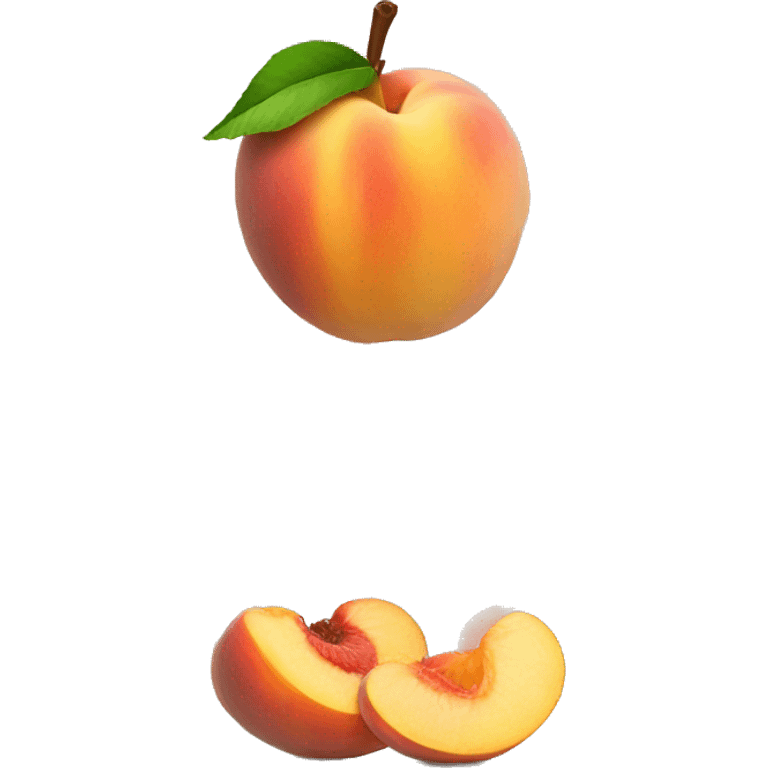 juicy peach emoji