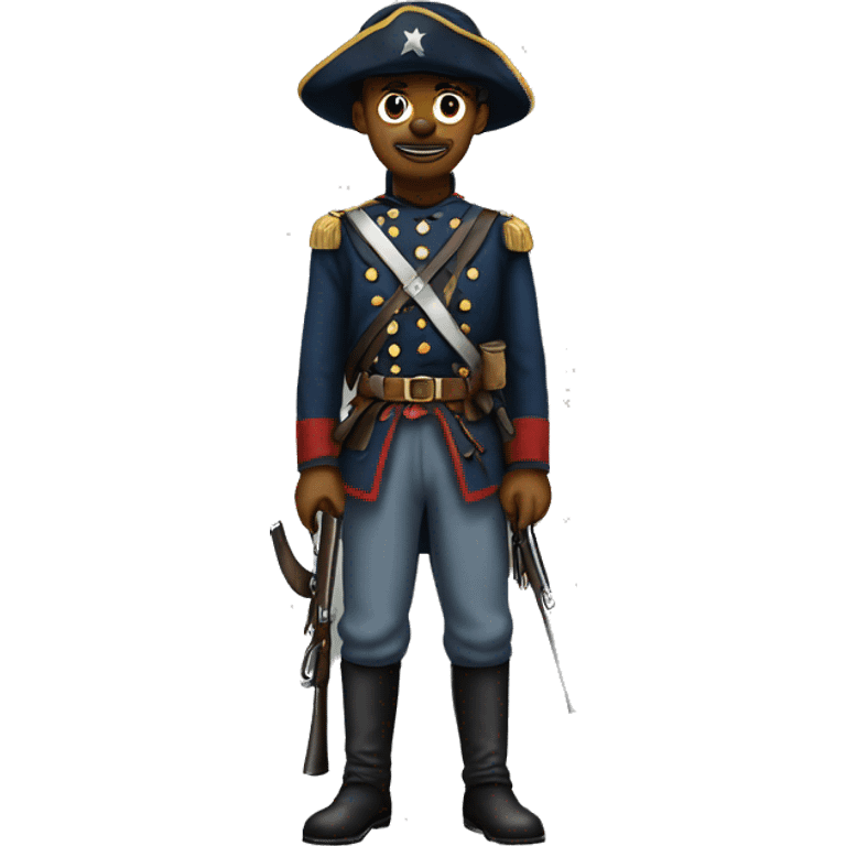 full length american civil war soldier emoji