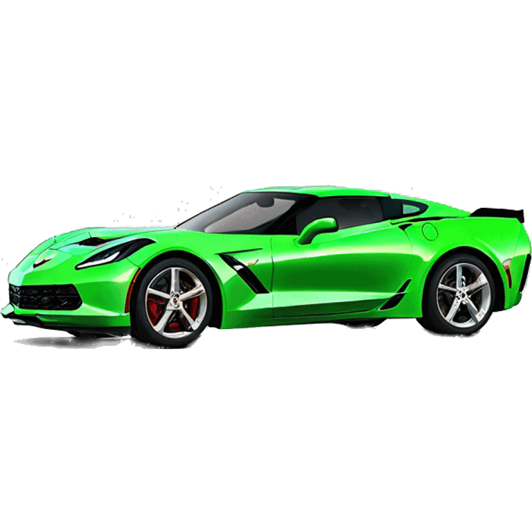 2024 Corvette light green emoji