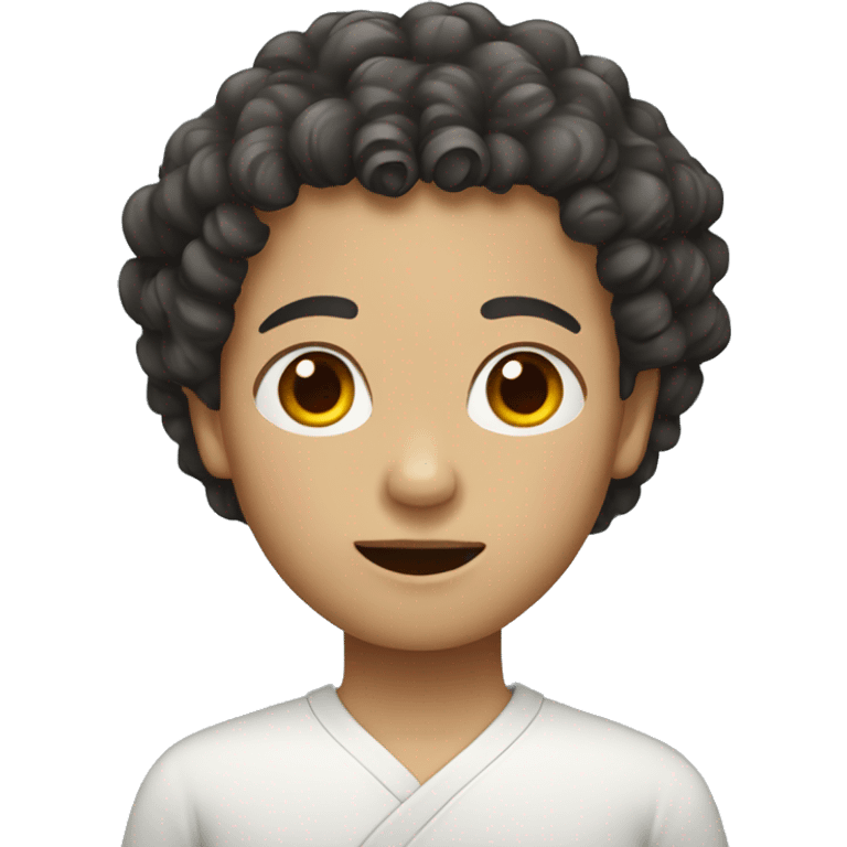 Curly hair chinese  emoji