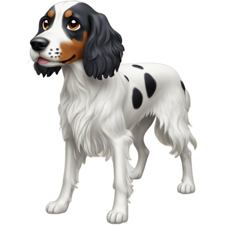 Llewellin setter dog emoji