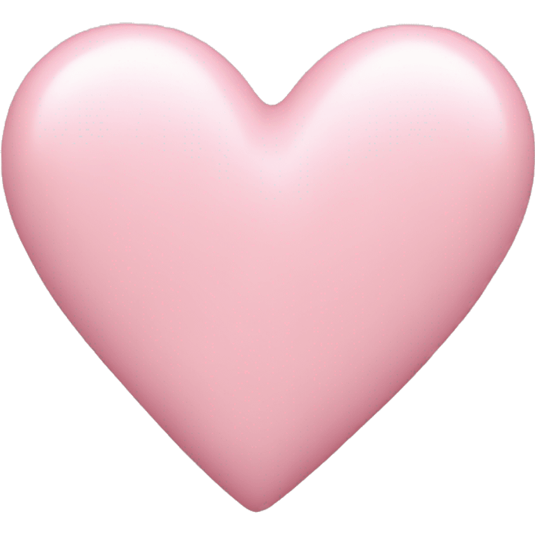 Pastel pink heart emoji